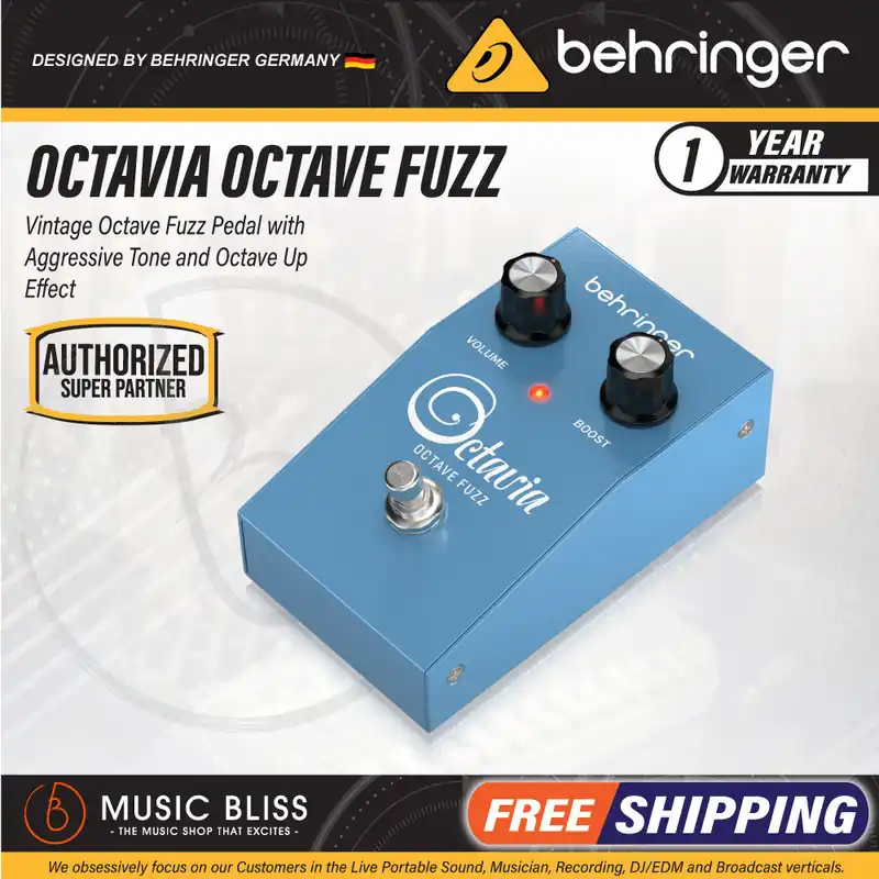 Behringer Octavia Octave Fuzz Vintage Octave Fuzz Pedal Popular
