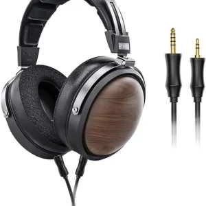 FIIO FT1 Solid Wood Closed-Back Headphones 60mm Large Dynamic Driver - Black Walnut Buy Today