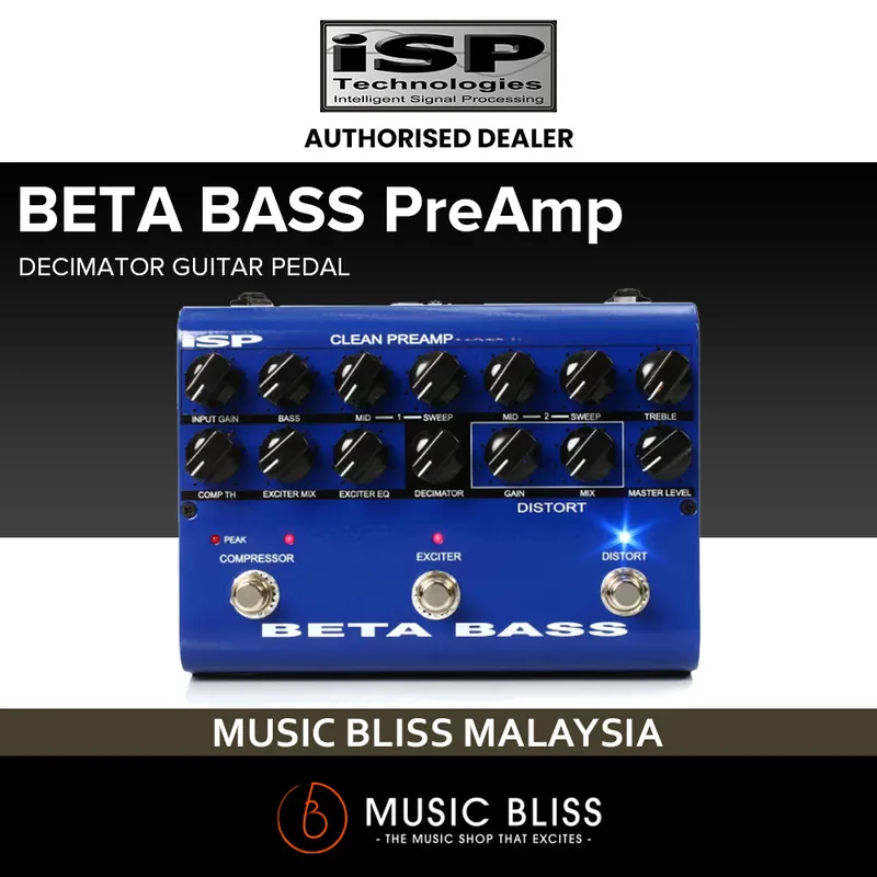 Hot Picks ISP Technologies Beta Bass Preamp Pedal