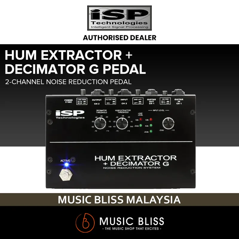 ISP Technologies Hum Extractor + Decimator G Noise Reduction System Budget