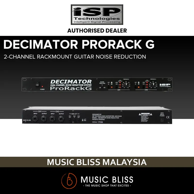 High Quality ISP Technologies Decimator Pro Rack G Noise Reduction System