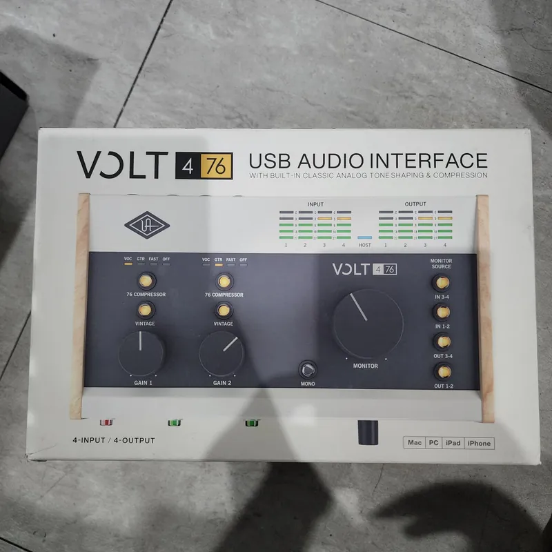 Place Order B STOCK (BS-354) Universal Audio Volt 476 USB-C Audio Interface