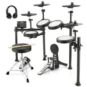 Donner DED-200 Electronic Drum Set with Headphone and Drum Throne Included Editor’s Pick