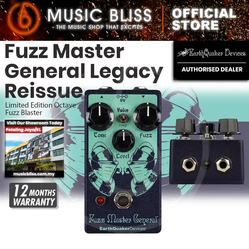 EarthQuaker Fuzz Master General Legacy Reissue Octave Fuzz Blaster Pedal In Demand
