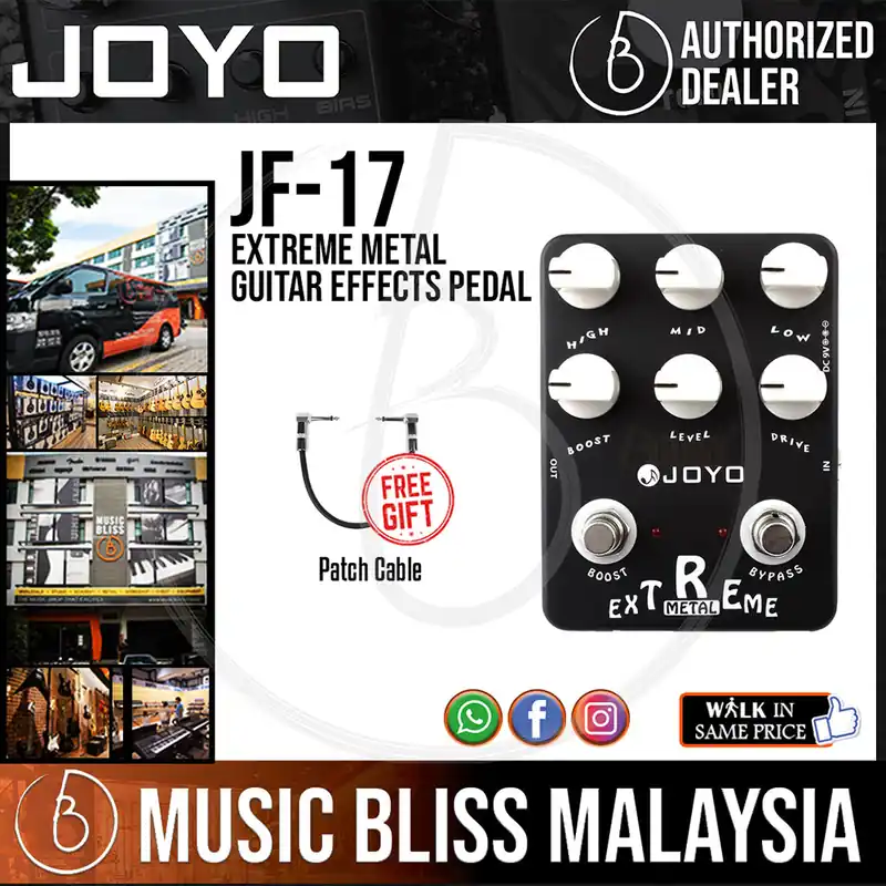 Joyo JF-17 Extreme Metal Guitar Effects Pedal with Free Patch Cable In Demand
