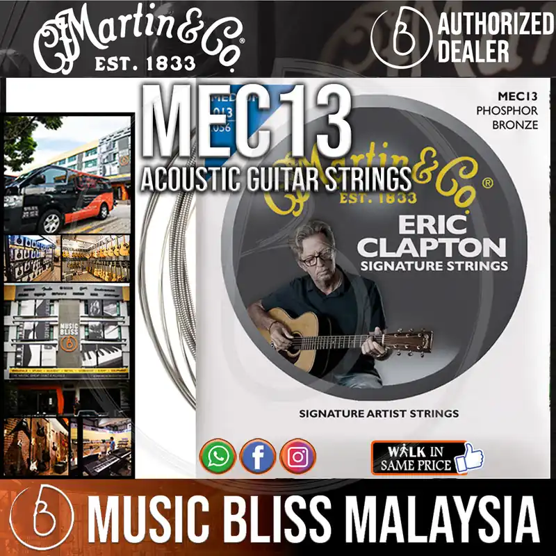 No Minimum Order Martin MEC13 Clapton Choice Phosphor Bronze Medium