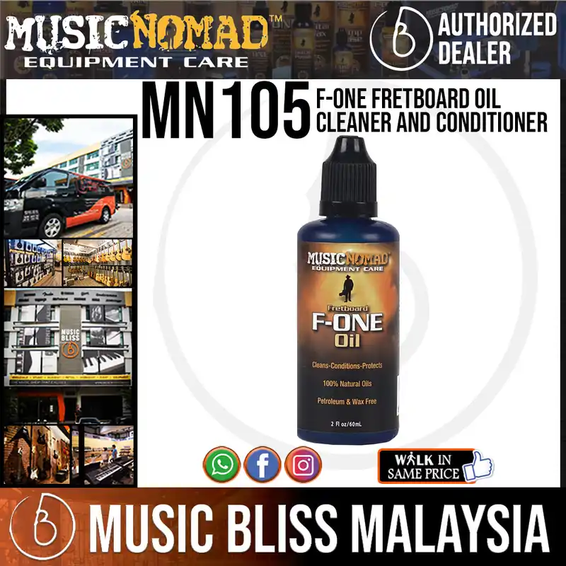 Today Only Music Nomad MN105 F-ONE Fretboard Oil Cleaner and Conditioner
