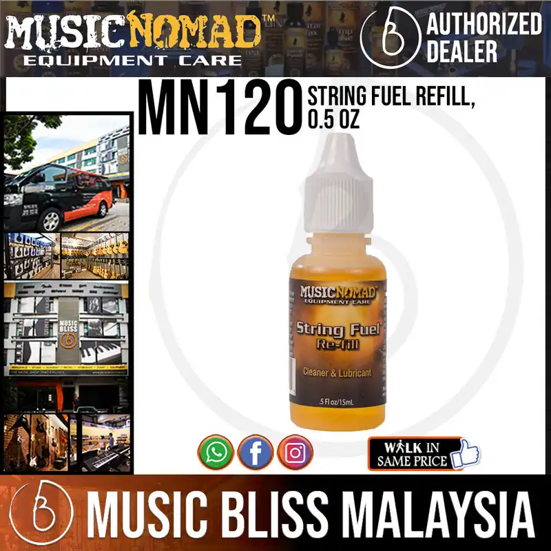 Music Nomad MN120 String Fuel Refill, 0.5 oz. Trusted Brand