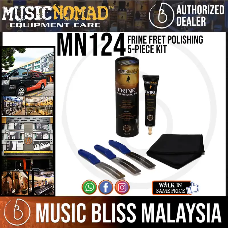 Music Nomad MN124 FRINE Fret Polishing 5-Piece Kit Deal