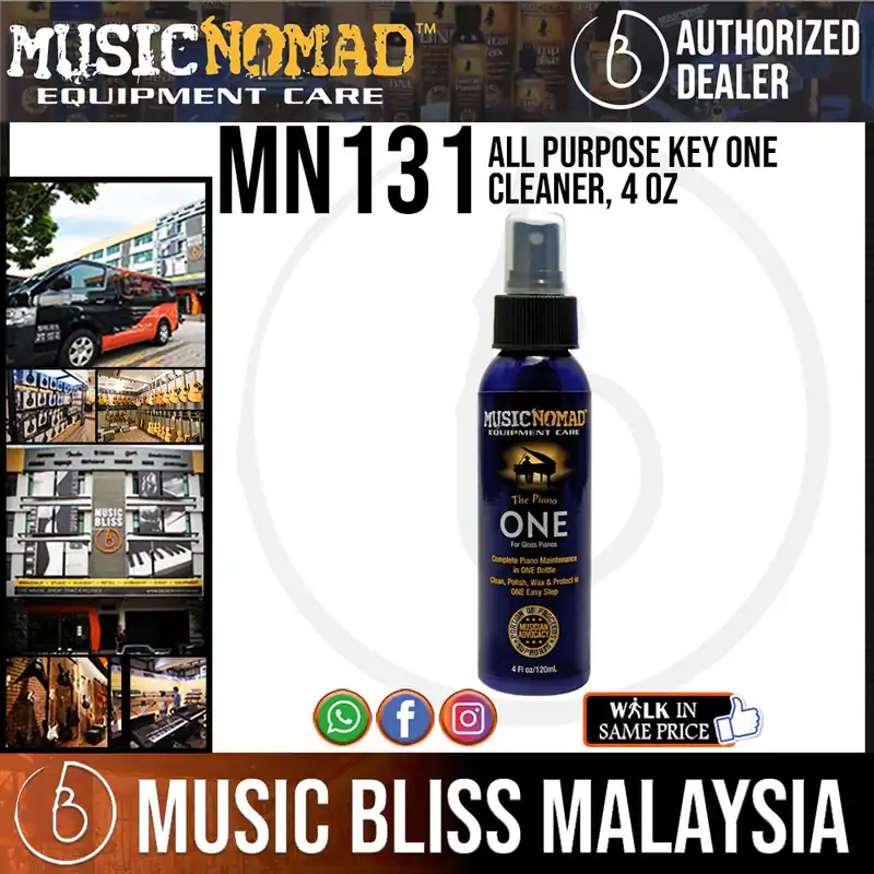 Music Nomad MN131 All Purpose Key ONE Cleaner, 4 oz. Free Delivery