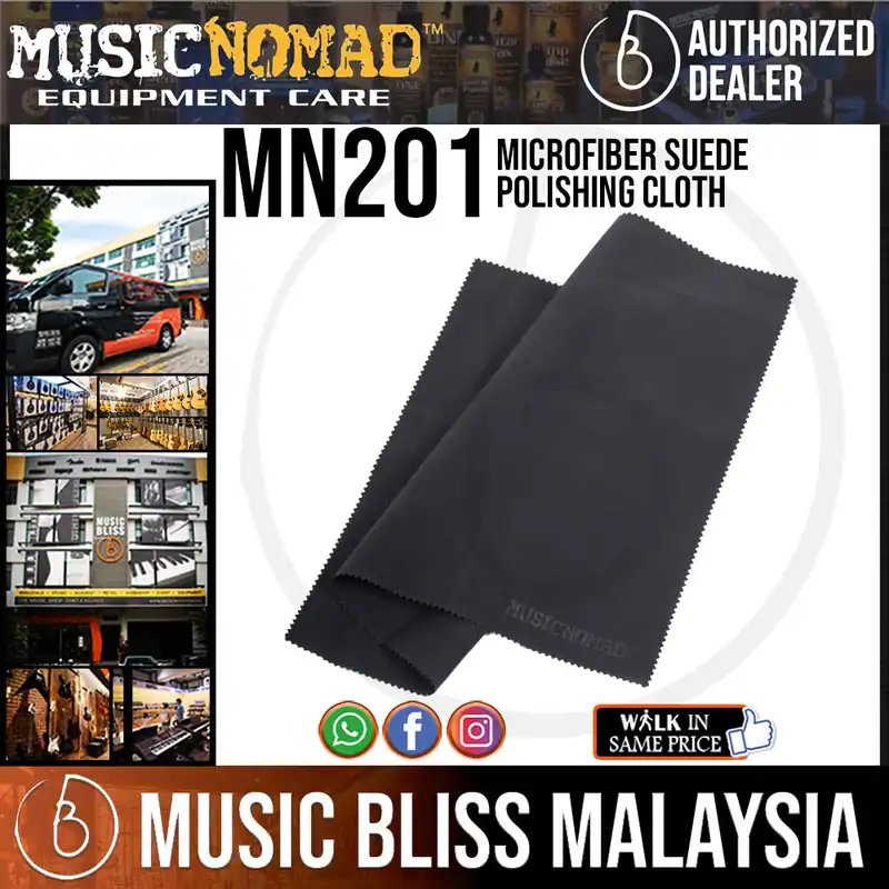 In Demand Music Nomad MN201 Microfiber Suede Polishing Cloth
