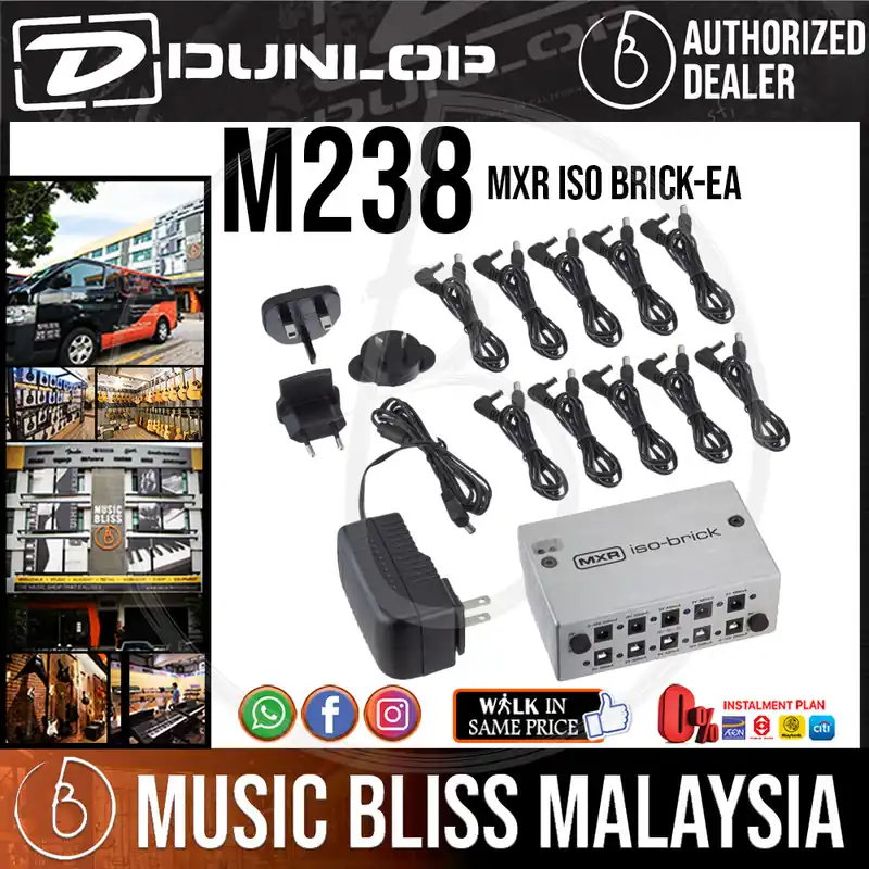 Jim Dunlop MXR M238 Iso-Brick 10-output Isolated Guitar Pedal Power Supply Special Offer