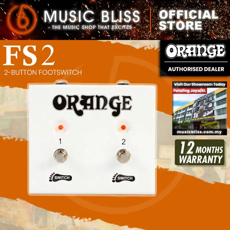 Low Price Orange FS-2 Dual Function Footswitch