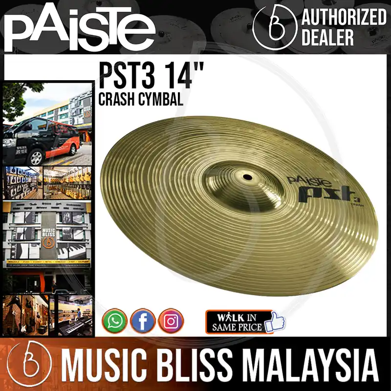 Paiste 14" PST 3 Crash Cymbal - 14 inch Flash Sale