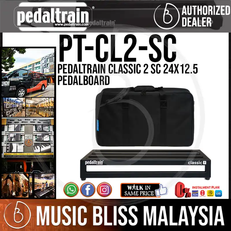 Pedaltrain Classic 2 SC 24x12.5 Pedalboard with Soft Case Limited Offer