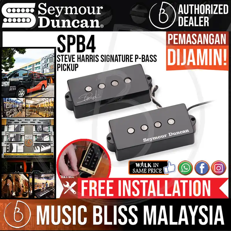 Money Back Guarantee Seymour Duncan SPB-4 Steve Harris Signature P-Bass Pickup [Free In-Store Installation]