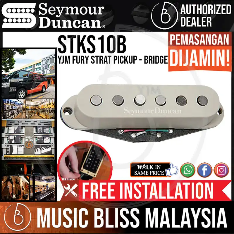 Seymour Duncan STK-S10B YJM Fury Strat Pickup - Off White Bridge [Free In-Store Installation] Limited Offer