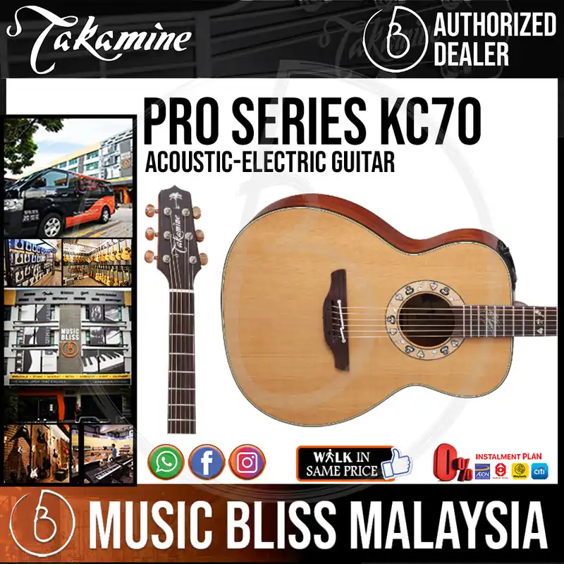 Markdown Takamine KC70 - Natural Kenny Chesney Signature 6-string Acoustic-Electric Guitar with Cedar Top