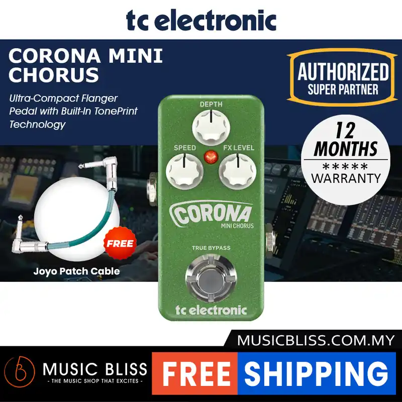 TC Electronic Corona Mini Chorus Guitar Effects Pedal Secure Checkout