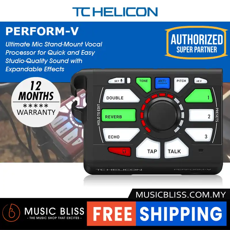 Super Sale TC-Helicon Perform-V Vocal Effects Processor