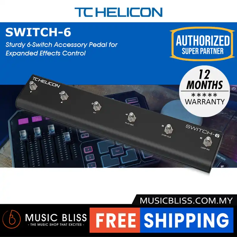Trending TC-Helicon Switch-6 Footswitch