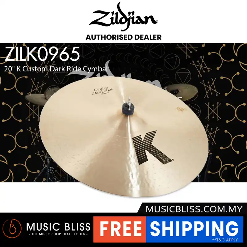 Budget Zildjian 20" K Custom Dark Ride Cymbal