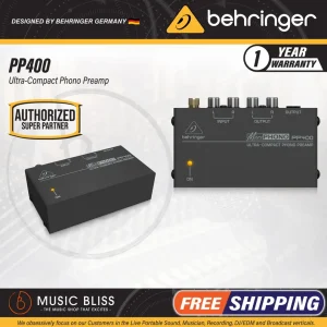 Time-Limited Behringer Microphono PP400 Phono Preamplifier