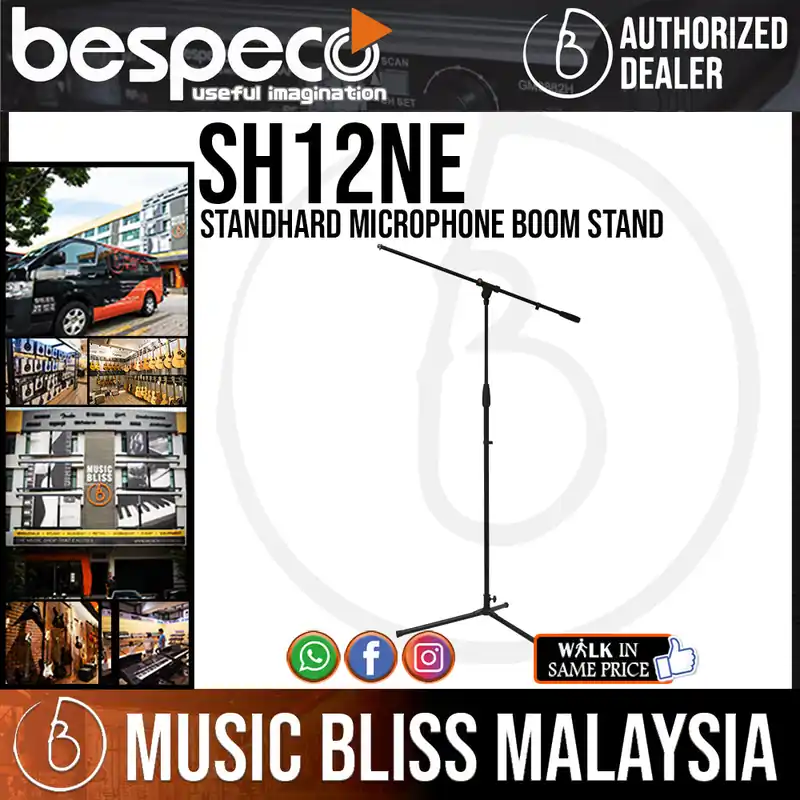 Bespeco SH12NE StandHard Microphone Boom Stand New Release