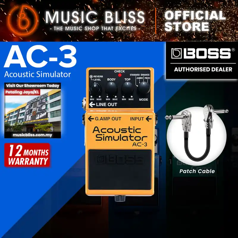 Boss AC-3 Acoustic Simulator Pedal Price Drop