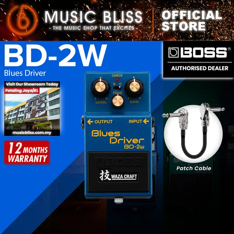 Boss BD-2W Waza Craft Blues Driver Guitar Effect Pedal Best Price