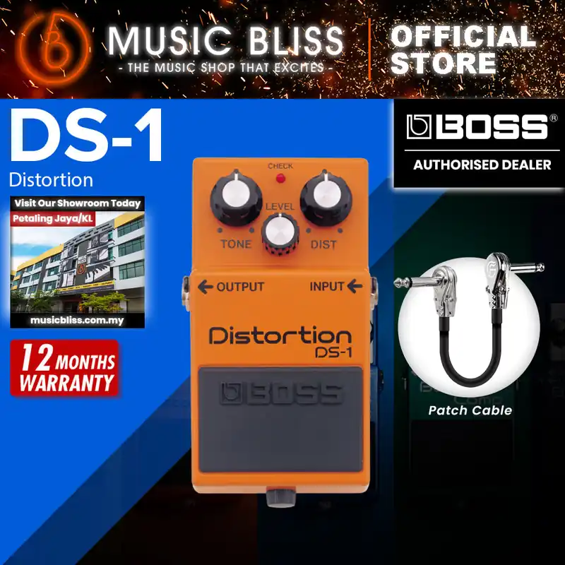 Boss DS-1 Distortion Guitar Effects Pedal Don’t Miss Out