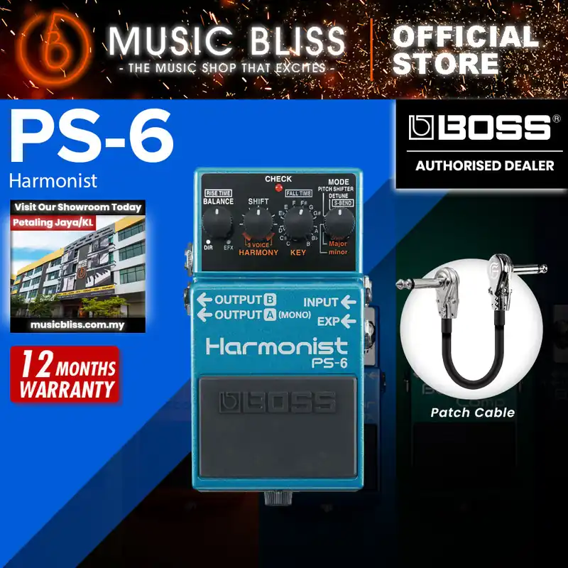 Boss PS-6 Harmonist Guitar Effects Pedal Shop Now
