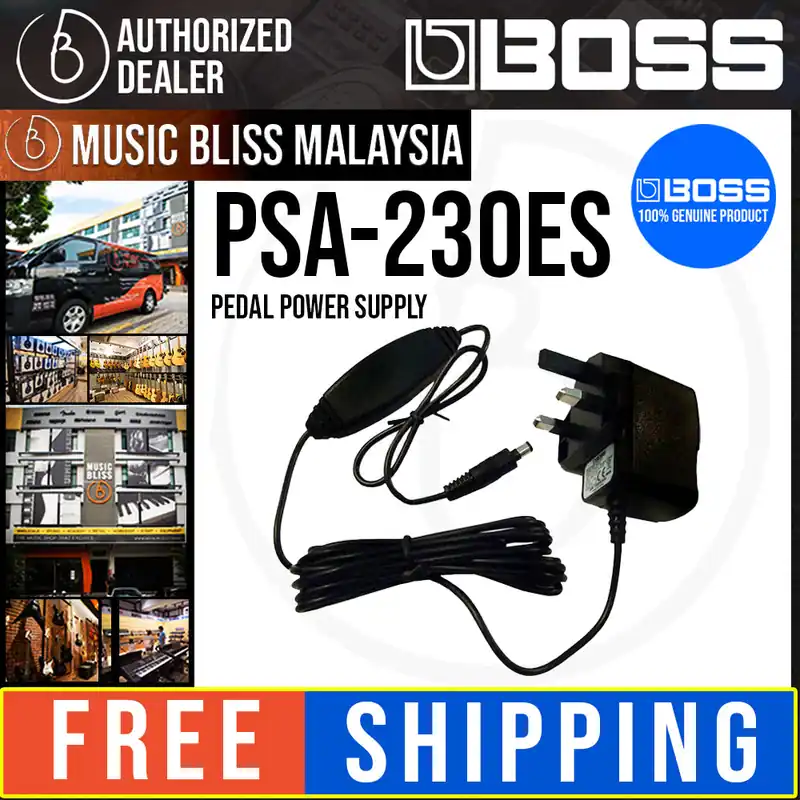 Buy Direct Boss PSA-230ES Pedal Power Supply 9V 500mA for Boss, MXR, TC, Digitech, EHX, Ibanez, ETC