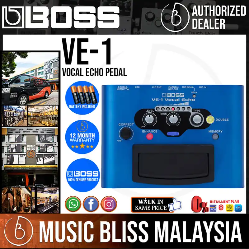 Boss VE-1 Vocal Echo Pedal Price Drop