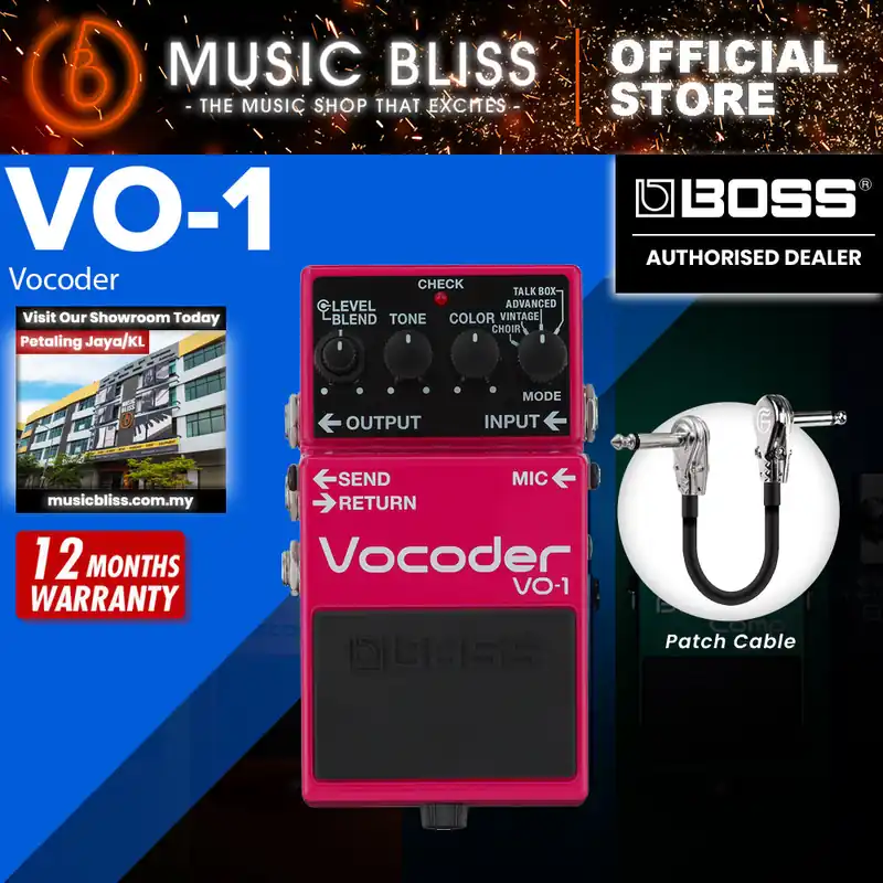 Shop Now Boss VO-1 Vocoder Guitar Effects Pedal