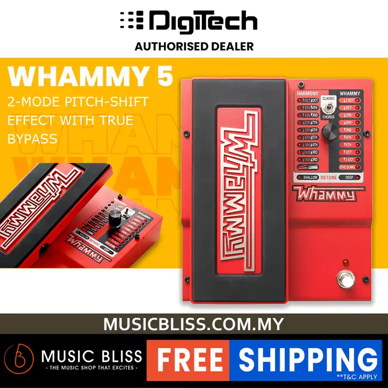 Reduced Price DigiTech Whammy 5 Pitch-Shifting Guitar Effects Pedal