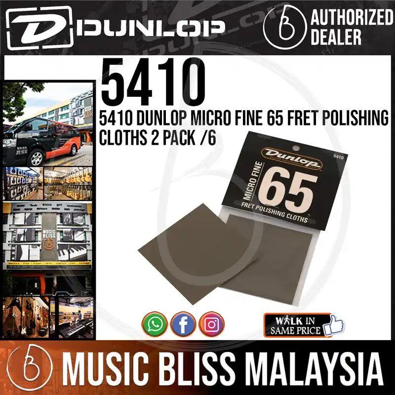 Jim Dunlop 5410 Micro Fine Fret Polishing Cloth In Demand