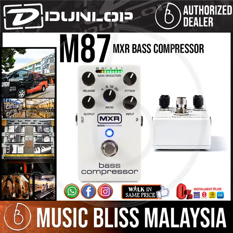 Hot Picks Jim Dunlop MXR M87 Bass Compressor Pedal