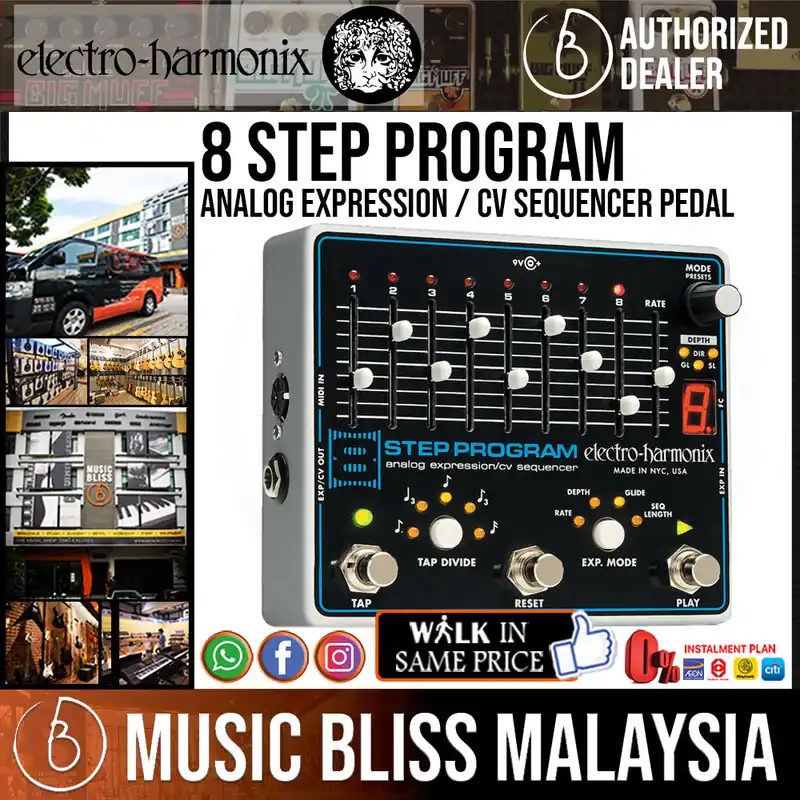 Last Chance Electro Harmonix 8 Step Program Analog Expression / CV Sequencer Pedal