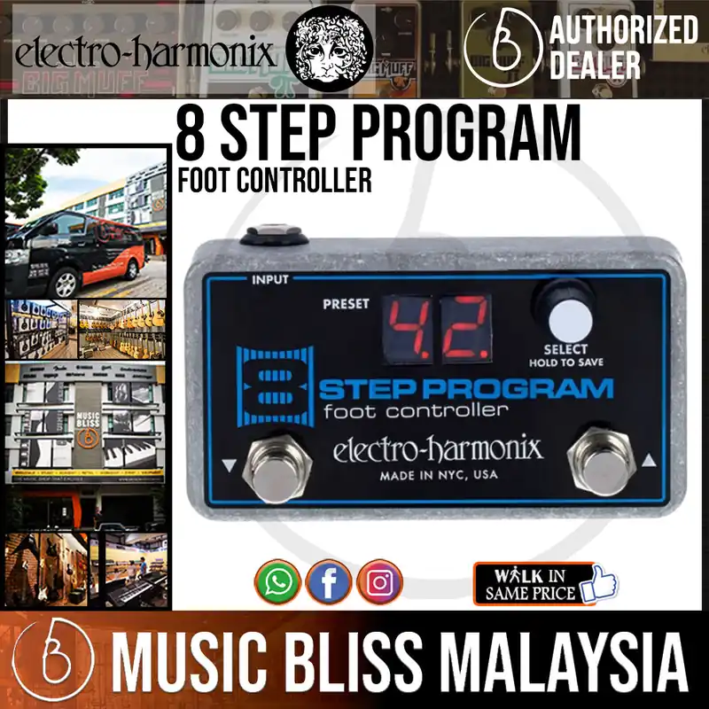 Electro Harmonix 8 Step Program Foot Controller While Supplies Last