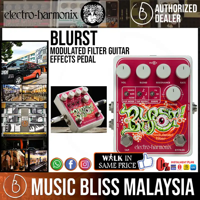 Place Order Electro Harmonix Blurst Modulated Filter Guitar Effects Pedal