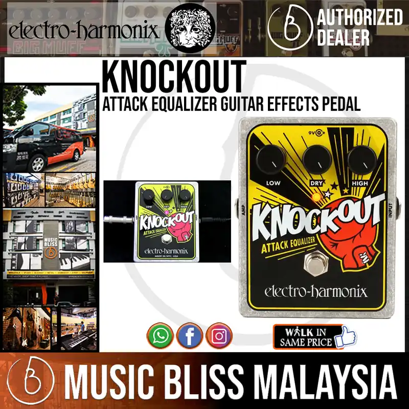 Popular Electro Harmonix Knockout Attack Equalizer Guitar Effects Pedal