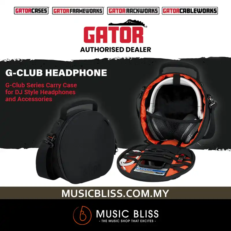Gator G-CLUB-HEADPHONE Carry Case for Studio & DJ Headphones Fan Favorite
