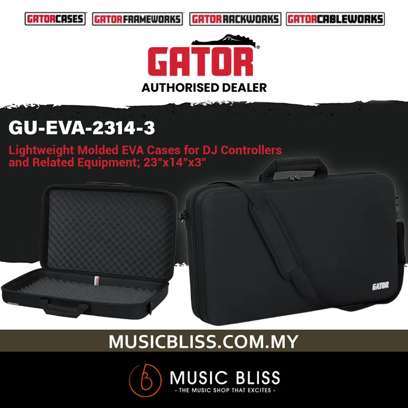 Must Have Pioneer DJ Case for DDJ400/DDJ-SB/SB2/RB Gator GU-EVA-2314-3 Medium EVA DJ Controller Case