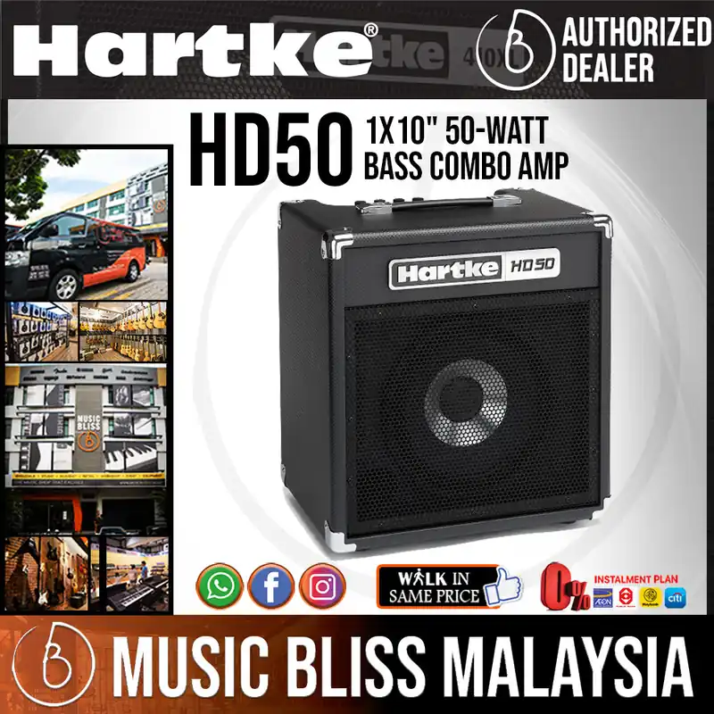 Hartke HD50 Bass Combo Amplifier with 0% Instalment Order Now