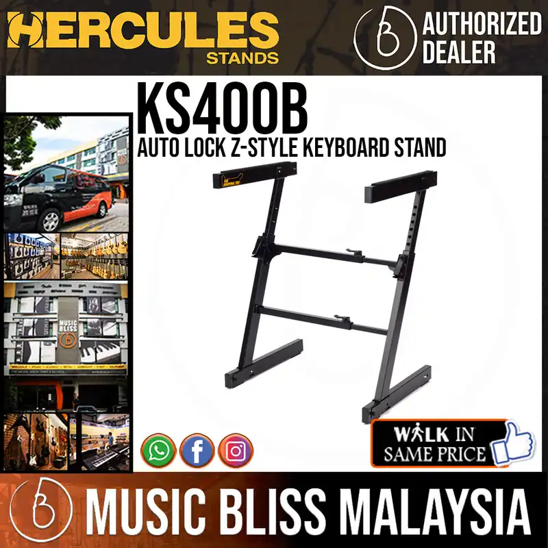 Hercules KS400B Auto Lock Z-Style Keyboard Stand Top Rated