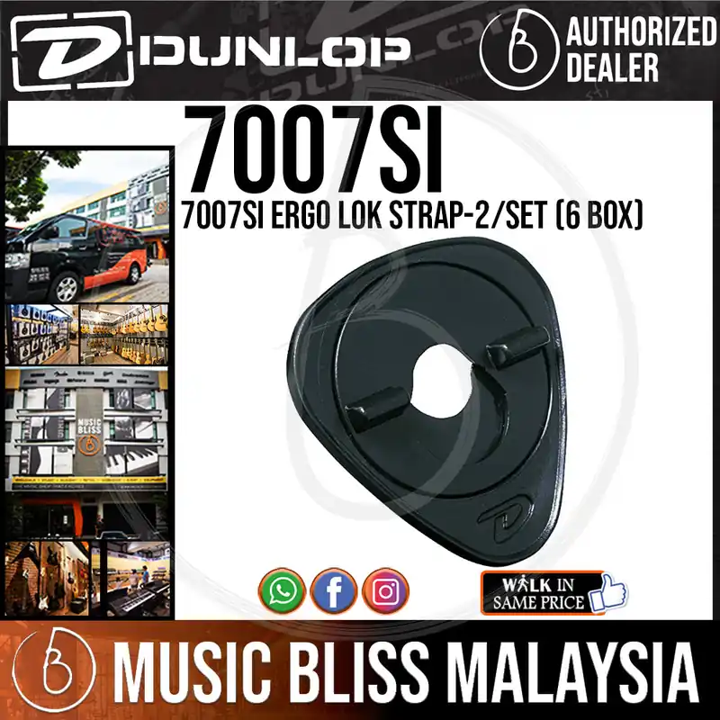 Jim Dunlop 7007SI Ergo Guitar Strap Lock - Pair Popular
