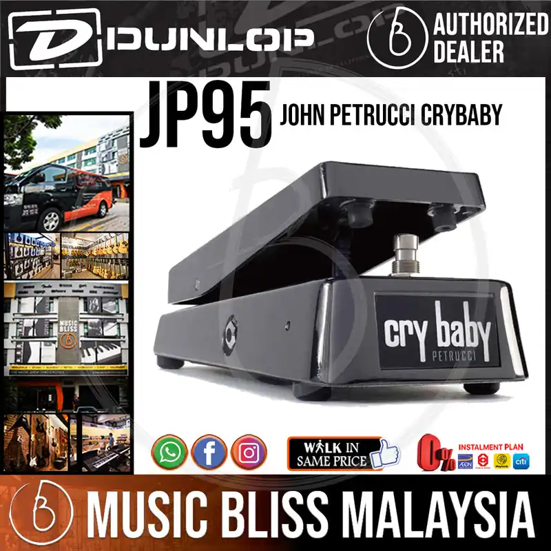 Buy Direct Jim Dunlop JP95 John Petrucci Signature Cry Baby Wah Pedal