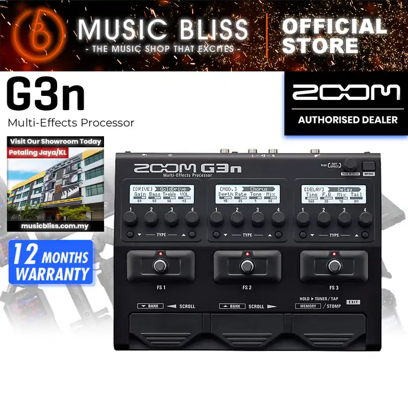 Sale Zoom G3n Multi-Effects Processor with 0% Instalment