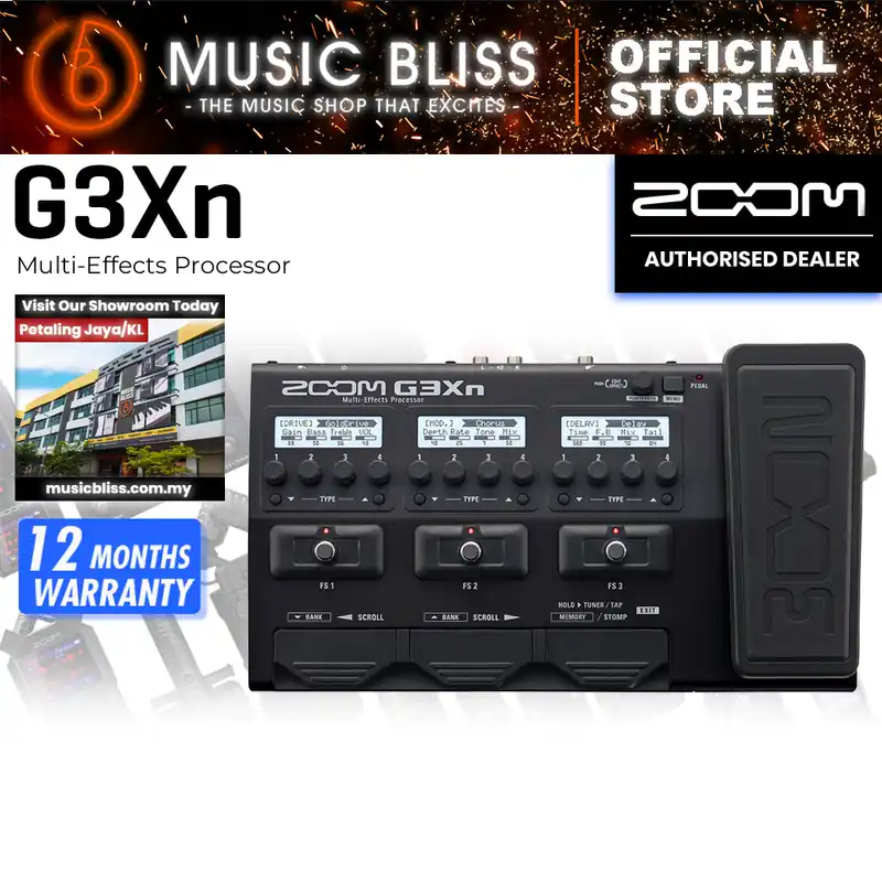 High Quality Zoom G3Xn Multi-Effects Processor with 0% Instalment